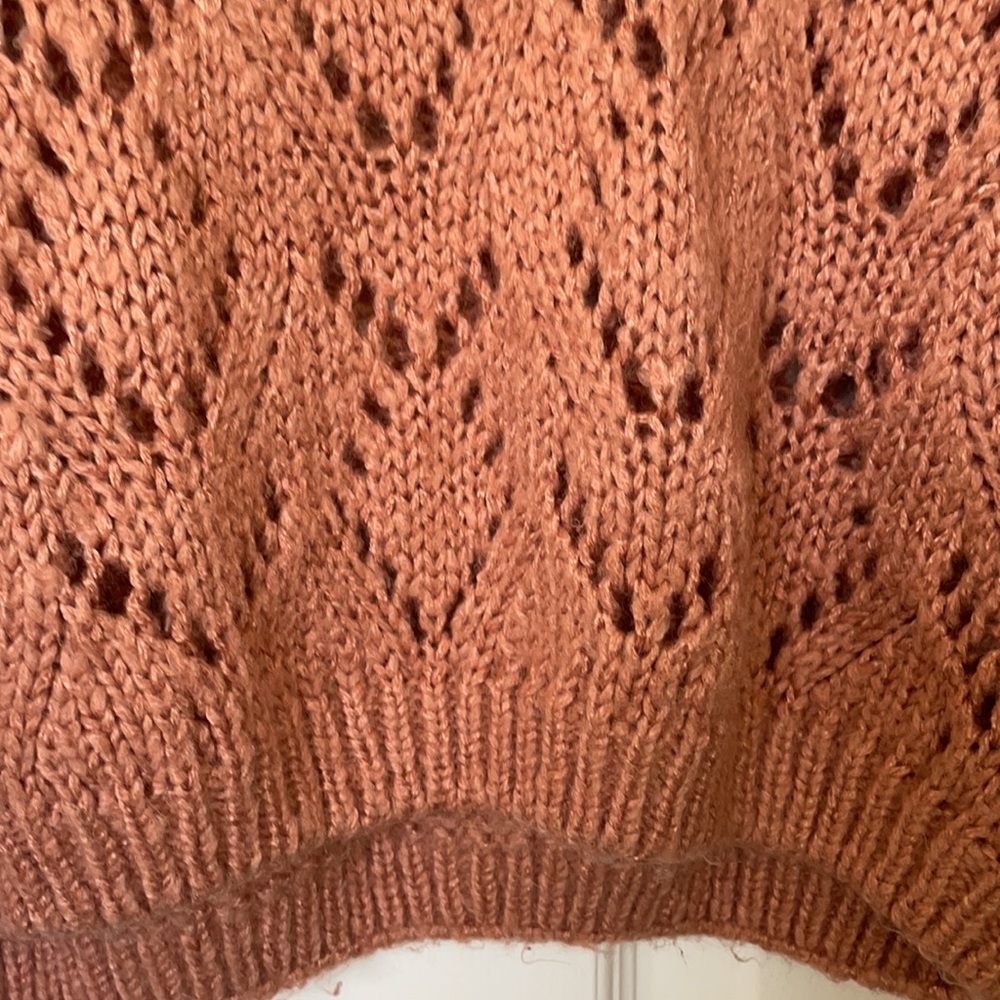 Cotton Candy LA knit cozy π peachy sweater - Picture 4 of 8